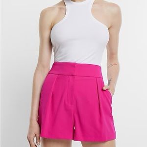 Express high waisted tailored shorts